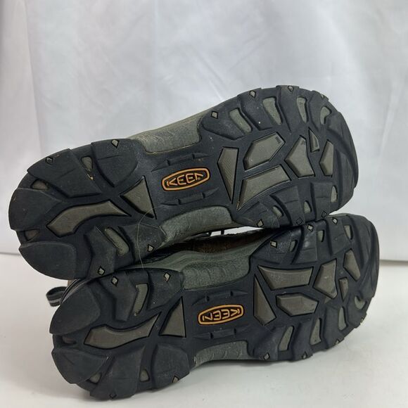 Keen Gypsum Brown Leather Waterproof Lace Up Trail Men’s Hiking Boots - Picture 11 of 14